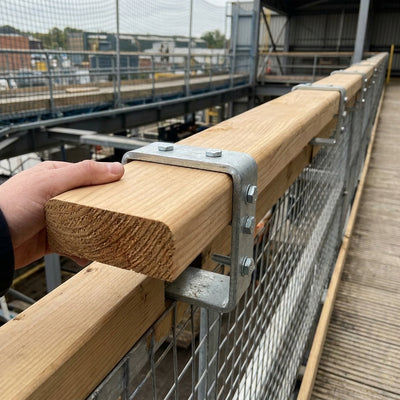 Treated Spruce D Rails 100mm x 38mm
