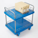 Two-tier platform trolley with wire surround, 300kg capacity (view 2)