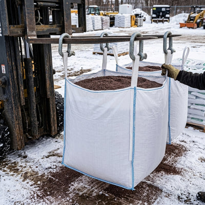 Rock Salt 28 x 1 Tonne Bags – Brown or White Deicing