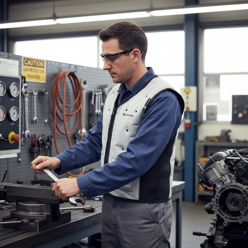 Dark Slate Gray Premium Smart Cooling Vest - Lightweight and Durable Cooling Solution