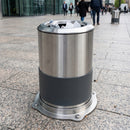 80 litre blast resistant litter bin with composite protection