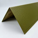 Olive Green PVC Corner 193 x 193 x 90° Hemmed 0.7mm (view 2)