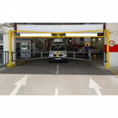 Gray Heavy Duty Double Leaf Opening Height Barrier with Swing Gate