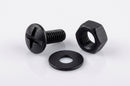 M6 Moulded Gutter Jointing Bolt, Nut & Washer Set (50 Pack) — Textured Black