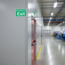 Dark Gray Emergency Exit Fire Safety Signs - High-Performance Emergency Exit Indicators