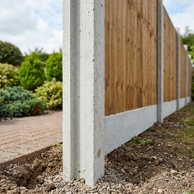 End Concrete Posts for Panel Fencing - 1000mm Height
