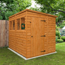 Modular Pent Shed with Customisable Windows and Doors