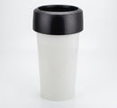 Grey 50 Litre Open-Top Waste Bin with Interchangeable Lid (view 2)