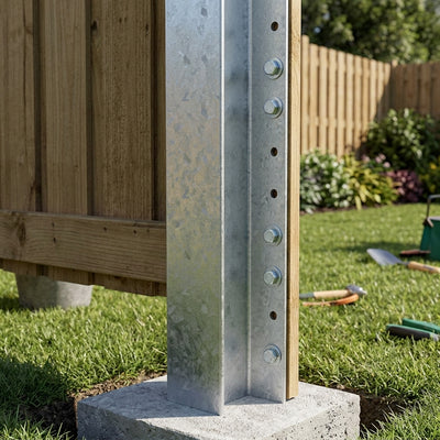 Galvanised Fence Post 2700mm x 48mm