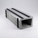 Aluminium Coping Fixing/Joint Brackets 1500mm Centres — RAL 9006