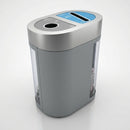 Double-compartment transparent recycling bin, 120 litre capacity (view 2)