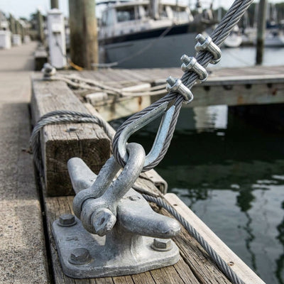 Rope Thimbles - Galvanised Steel, 50mm Diameter