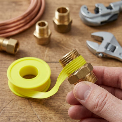 12mm Yellow PTFE Thread Seal Tape - 5m