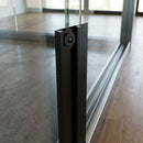 Cover Strip for U Channel 2.1m Black