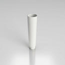Aluminium Flush Joint Downpipe Sample — RAL 9016 / 76mmØ