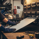 Tan Heavy Duty Aluminium Metal Sheet 0.8mm Thick - 250 x 500mm