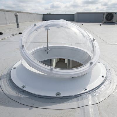 Circular Opening Dome Rooflight with Upstand 1000mm