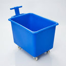 Wheeled Bottle Bin 320L with Handle — Polyethylene Mobile Storage (view 2)