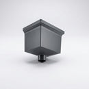 Cast Aluminium Hopper Head 255 x 175mm with 63mm Spigot (view 2)