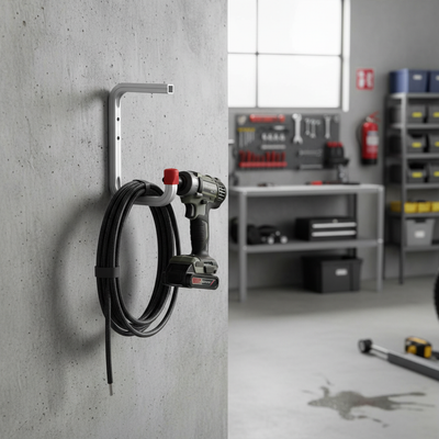 High-Performance Aluminium Hook for Wall and Ceiling Mounting 115 x 160mm