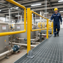 Dim Gray Premium GRP Handrail Base Plate for Secure Square Tube Installation with Fixing Bolts