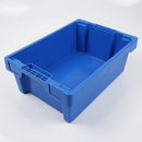 64 x 34L Euro Stack Nest Container Pallet Blue Polypropylene (view 2)