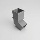 Traditional Aluminium Downpipe Bends 72x72mm – 92.5° & 112.5° — RAL 7037 / 112.5 Degrees