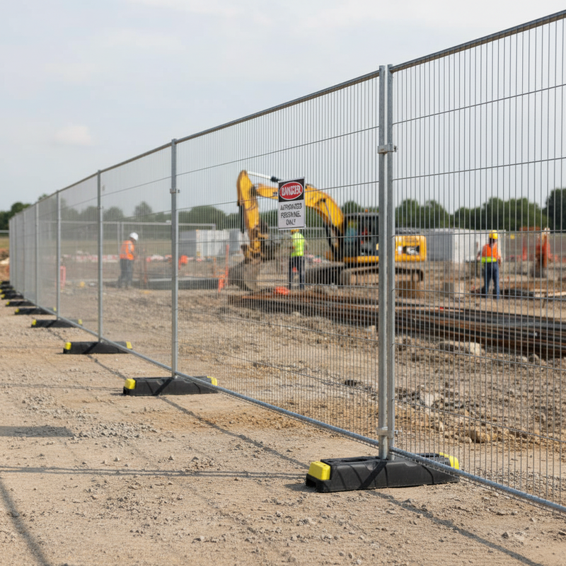 Rosy Brown 50 x High-Performance Anti-Climb Temporary Fencing Panels