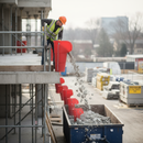 Gray 20" Premium Top Hopper Rubbish Scaffold Chute for Waste Disposal