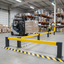 Dark Gray Premium Low Level Impact Protection System Hybrid - Lateral Rail for End & Middle Posts