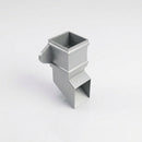 Traditional Aluminium Downpipe Shoe 72x72mm — RAL 9006