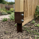 Spike Post 24" x 3" Brown