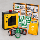 Automatic External Defibrillator Bundle with Indoor Wall Cabinet
