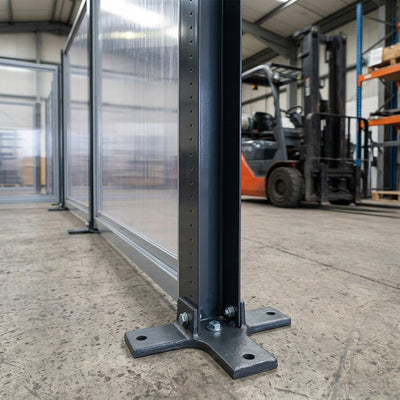 U Channel Post 2.1m Anthracite Grey 52mm x 30mm