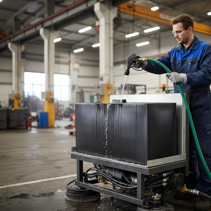 Dark Slate Gray Premium Small Rectangular 85 Litre Water Tank for Indoor and Outdoor Use