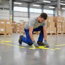 Rosy Brown Premium Yellow Self-Adhesive Floor Markers for Industrial Use