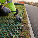 Dark Slate Gray Premium Grass Matting Plastic Pegs - Pack of 100 for Erosion Control