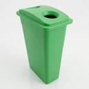 87 Litre office recycling bin - colour-coded polyethylene (view 2)