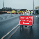 Dark Slate Gray Premium Incident Control Sign 1050x750mm for Safety Management