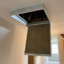 2hr Fire Rated Metal Insulated Loft Hatch 535x635mm & 535x745mm