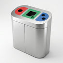 270 litre triple compartment internal recycling bin (view 2)