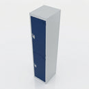 Two-door galvanised security locker with cam lock (view 2)