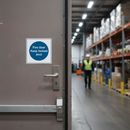 Dim Gray Professional Fire Safety Signs - Fire Door Keep Locked Shut