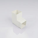 Flush Joint Aluminium Downpipe Bend 72x72mm — RAL 9016 / 92.5 Degrees