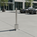 Gray Premium Removable Stainless Steel Bollard - 750mm Height