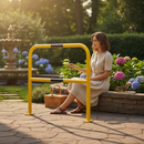 Dark Olive Green Premium Outdoor Steel Hoop Guard - 3 Sizes Available for Safety