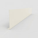 Aluminium Fascia Board Sample — RAL 9010 / 'L' Return