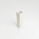 72x72mm Aluminium Gutter Outlet Spigot Extender — RAL 9010