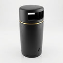 90 Litre Outdoor Litter Bin with Hooded Design (view 2)
