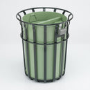 Steel Litter Bin 82 Litre – Heavy-Duty Removable Liner (view 2)